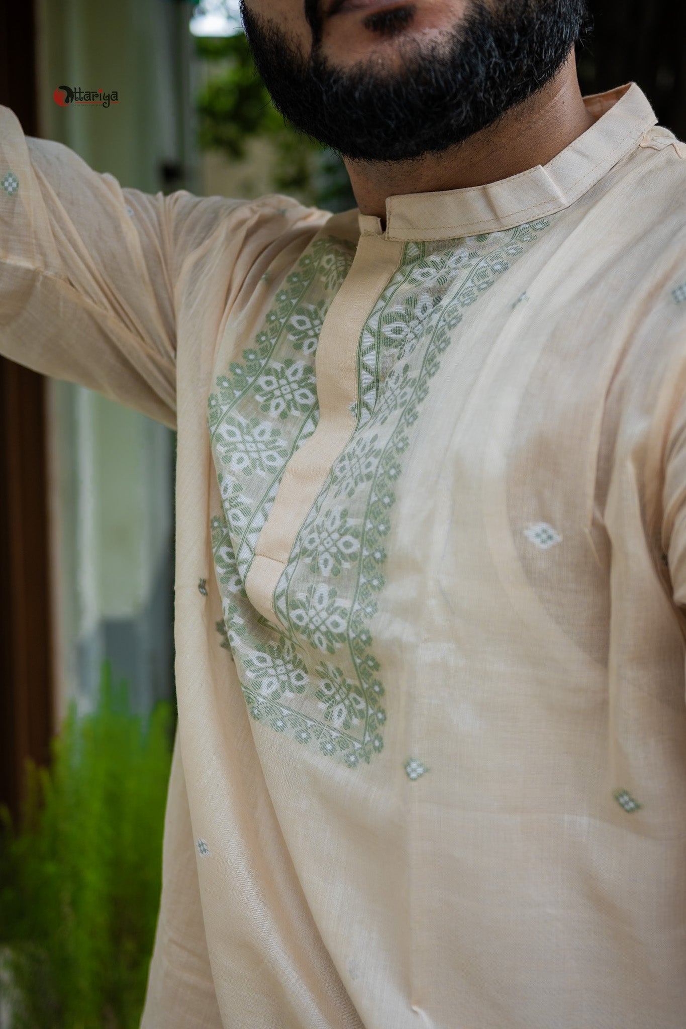 Jamdani long kurta