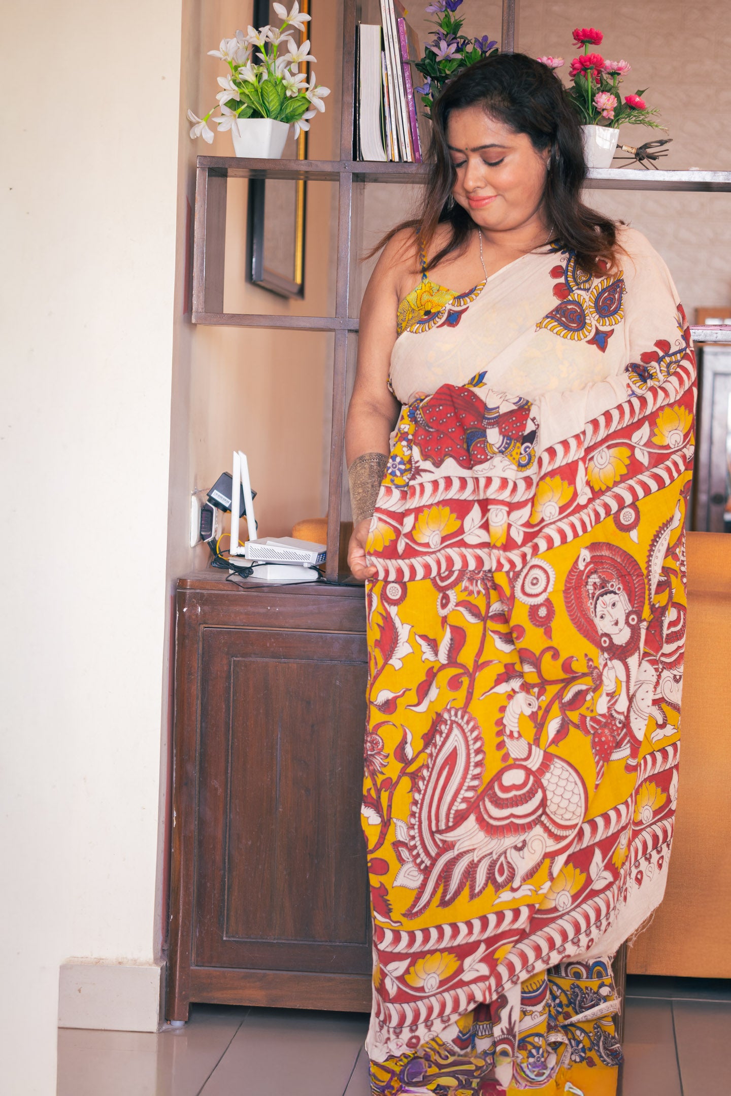 Mukti Kalamkari Saree