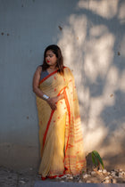 Jubani Jamdani Saree - Uttariya