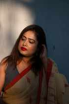 Jubani Jamdani Saree - Uttariya