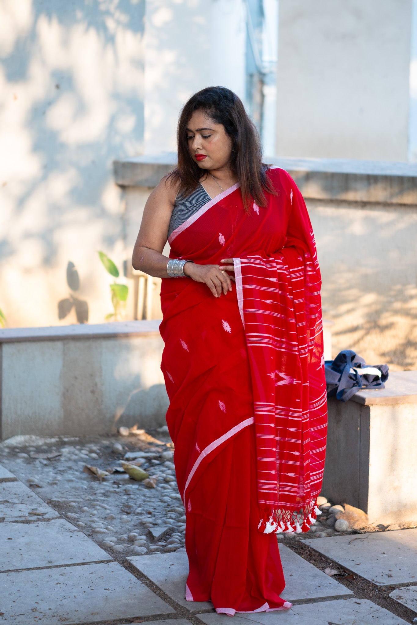 Rubani Jamdani Saree - Uttariya