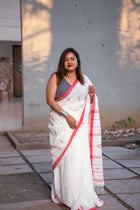 Nurani Jamdani Saree - Uttariya