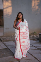 Nurani Jamdani Saree - Uttariya