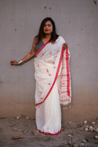 Nurani Jamdani Saree - Uttariya