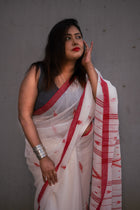 Nurani Jamdani Saree - Uttariya