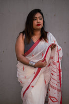 Nurani Jamdani Saree - Uttariya