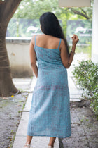Neelanjali — Handwoven Gamcha Cotton Slip Dress