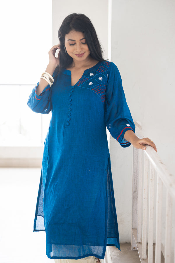 Nilkamal — Handwoven Cotton Kurti