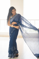 Rajanigandha — Handwoven Dhonekhali Cotton Saree