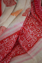 Agomoni — Handwoven Dhonekhali Cotton Saree