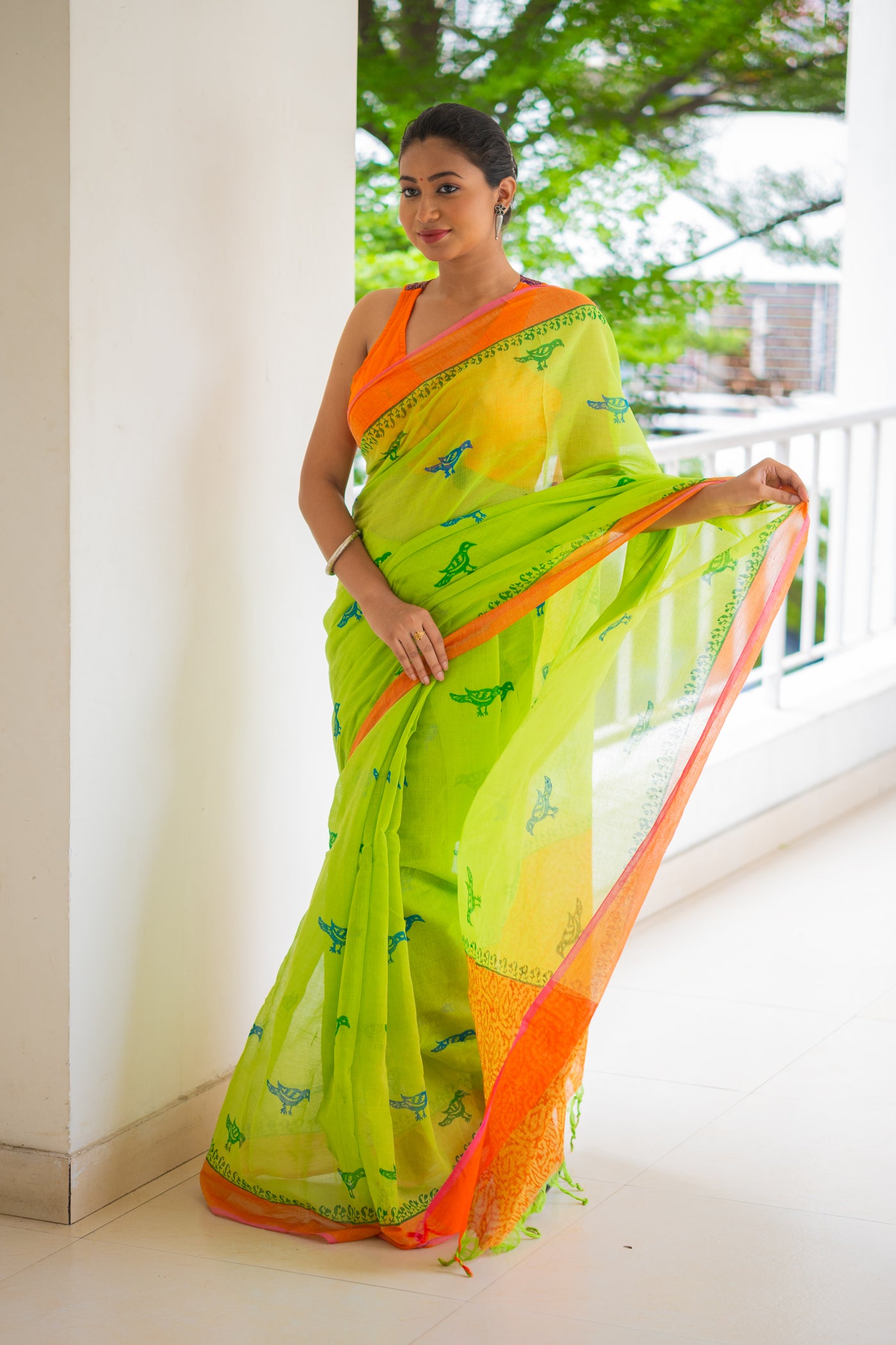 Tuntuni — Handwoven Mul Cotton Saree