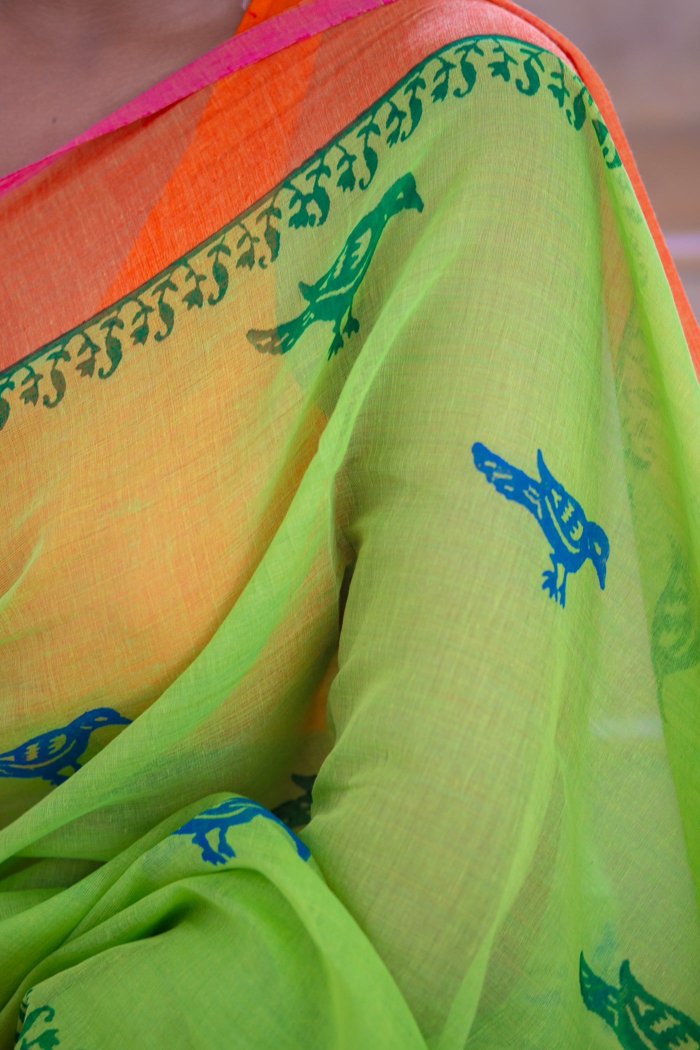 Tuntuni — Handwoven Mul Cotton Saree