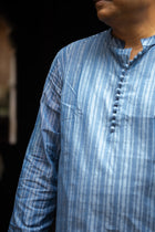 Indranil — Handwoven Cotton Short Kurta