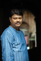 Indranil — Handwoven Cotton Short Kurta