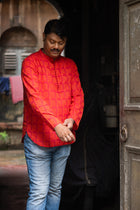 Angar — Handwoven Cotton Short Kurta