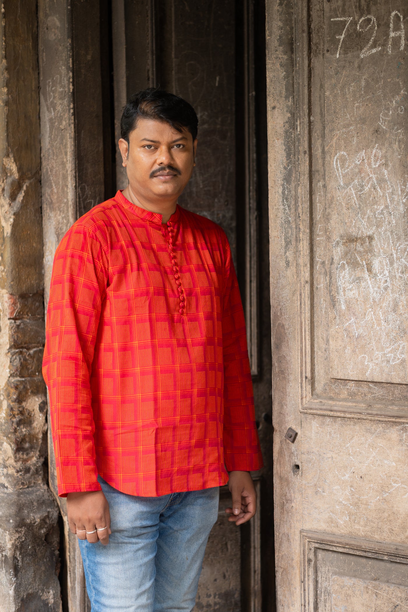 Angar — Handwoven Cotton Short Kurta