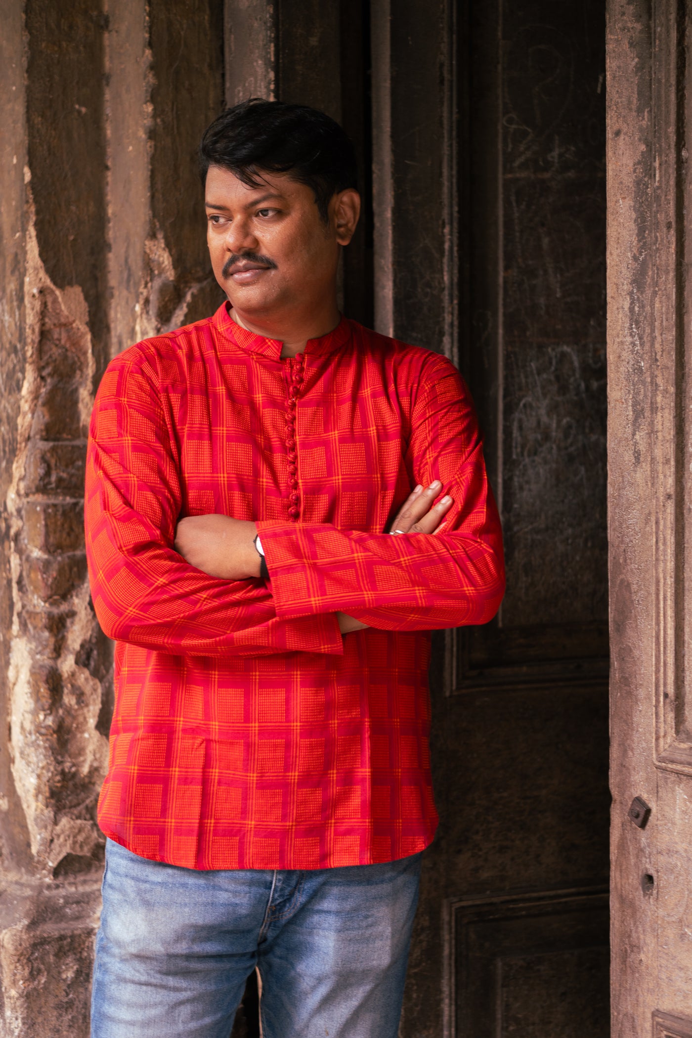 Angar — Handwoven Cotton Short Kurta