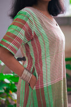 Rong Gamcha Weave Tiered Midi Dress
