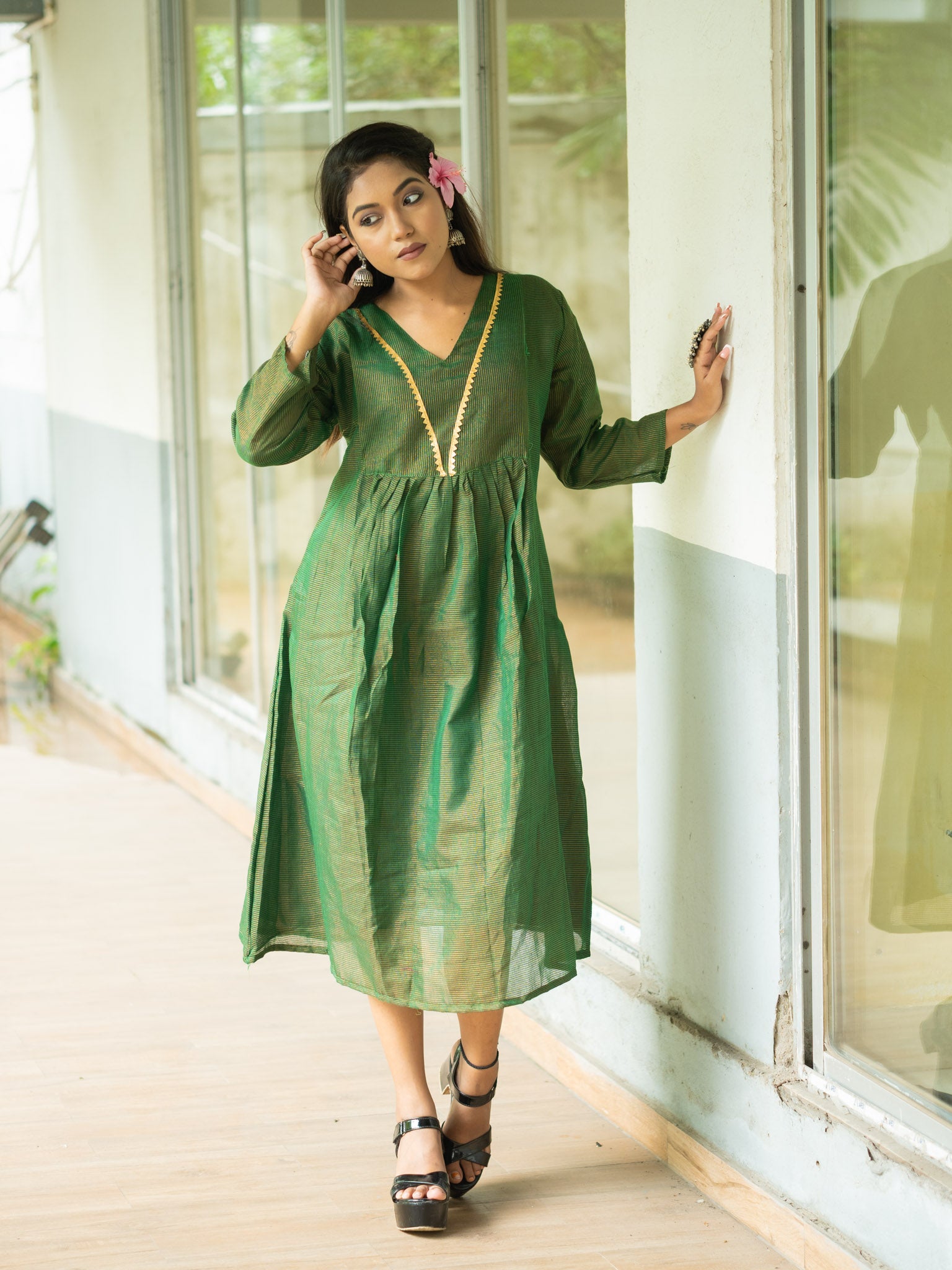 Forest Green Dress
