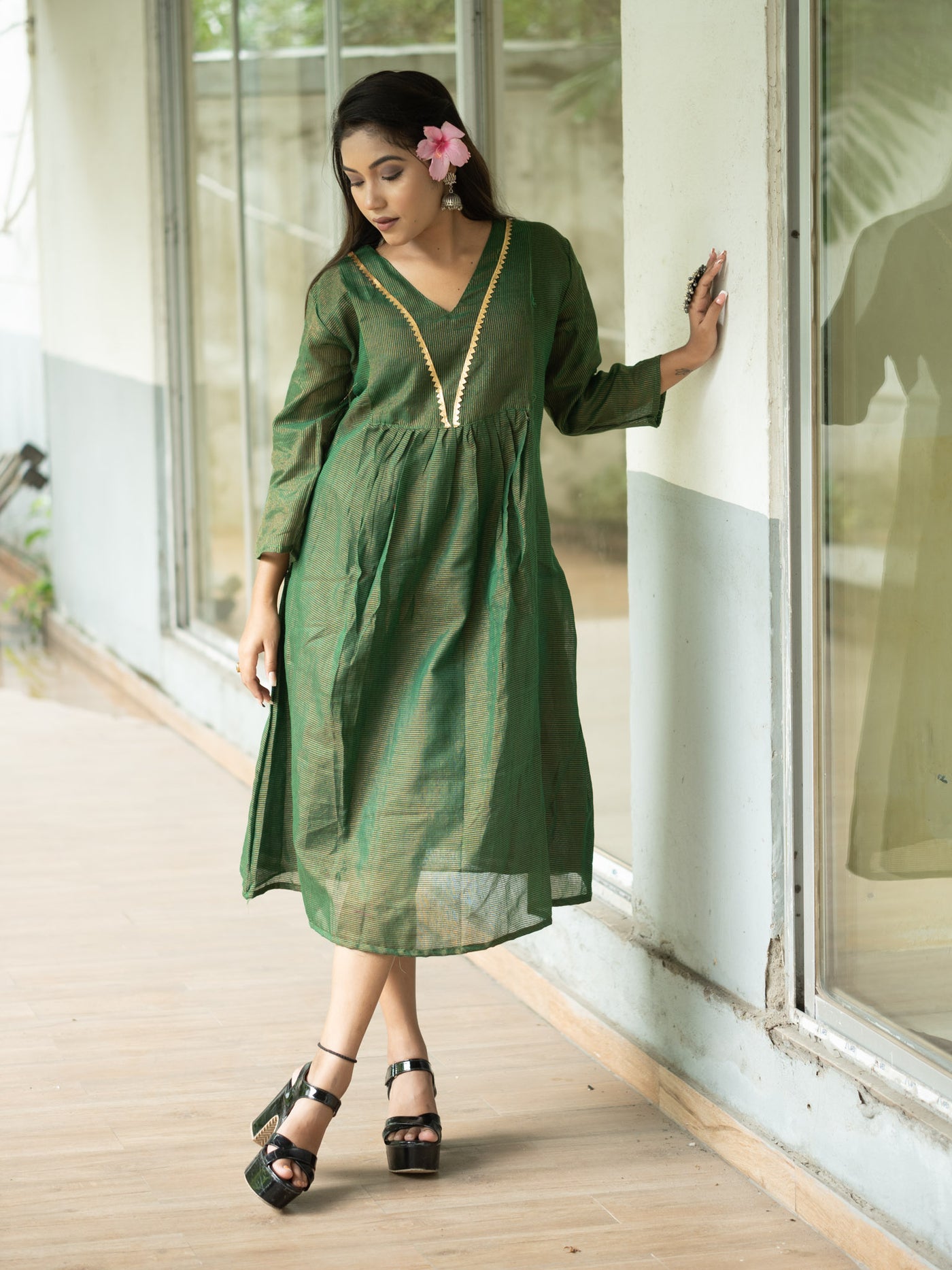 Forest Green Dress