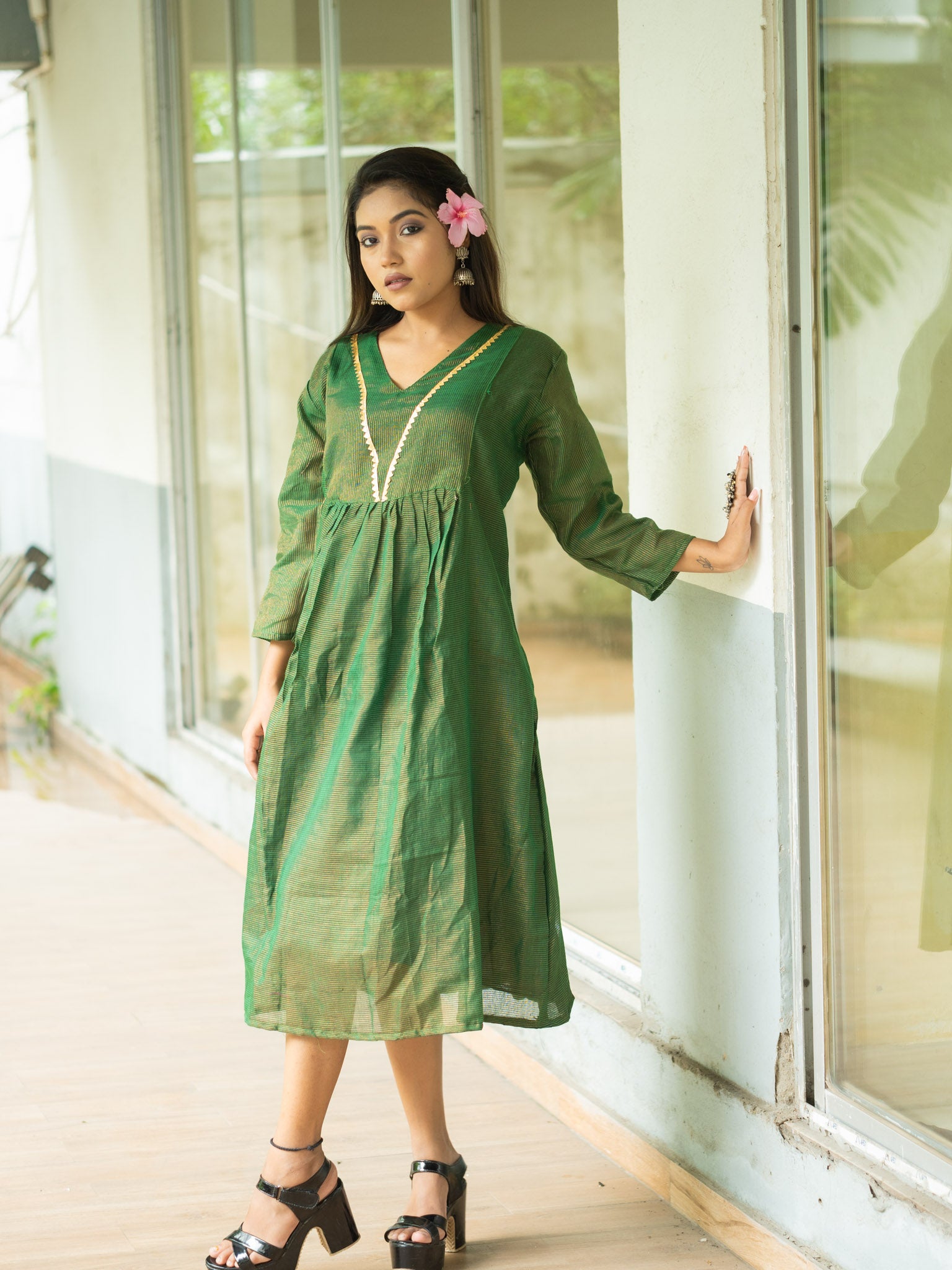 Forest Green Dress