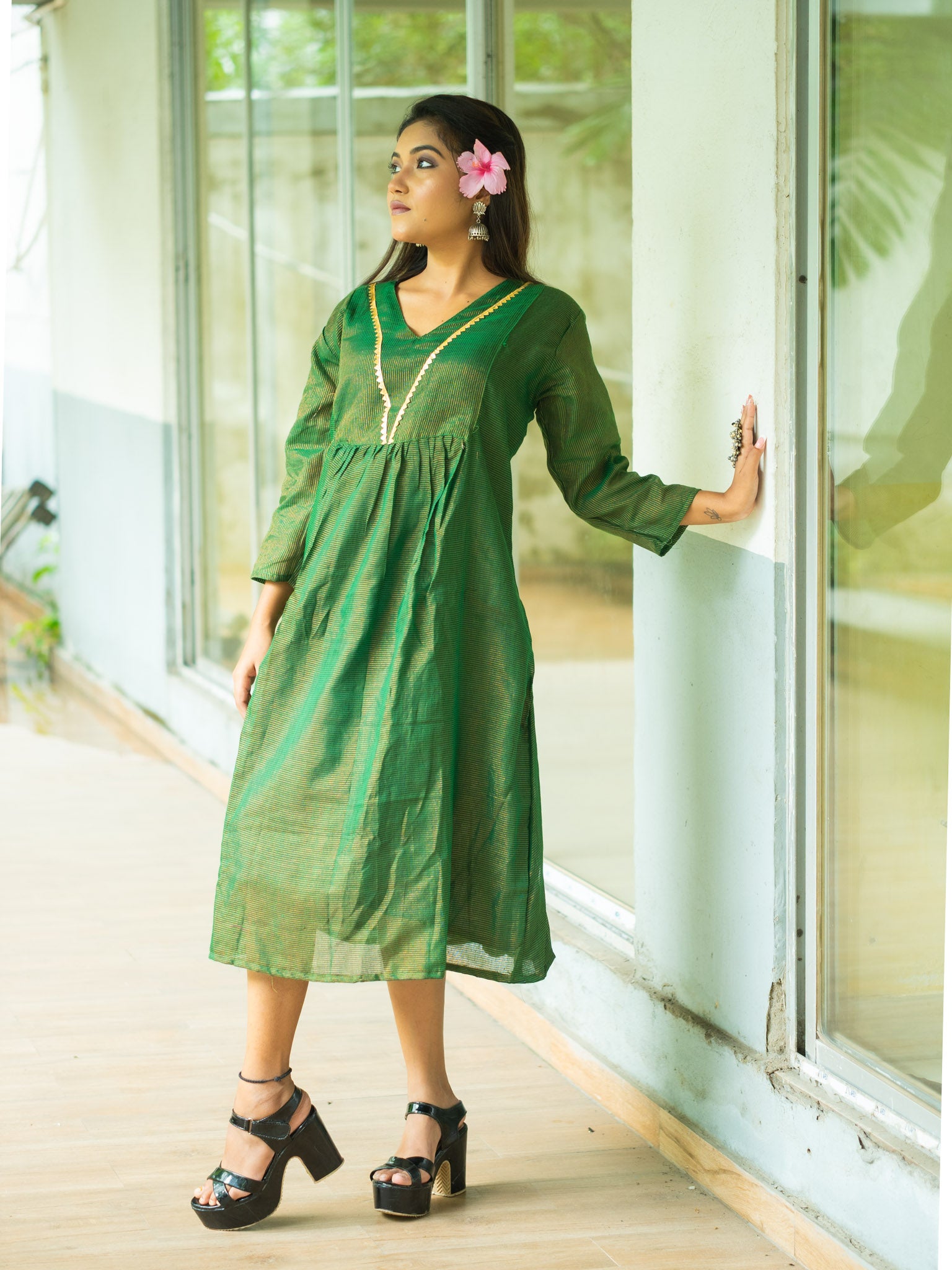 Forest Green Dress