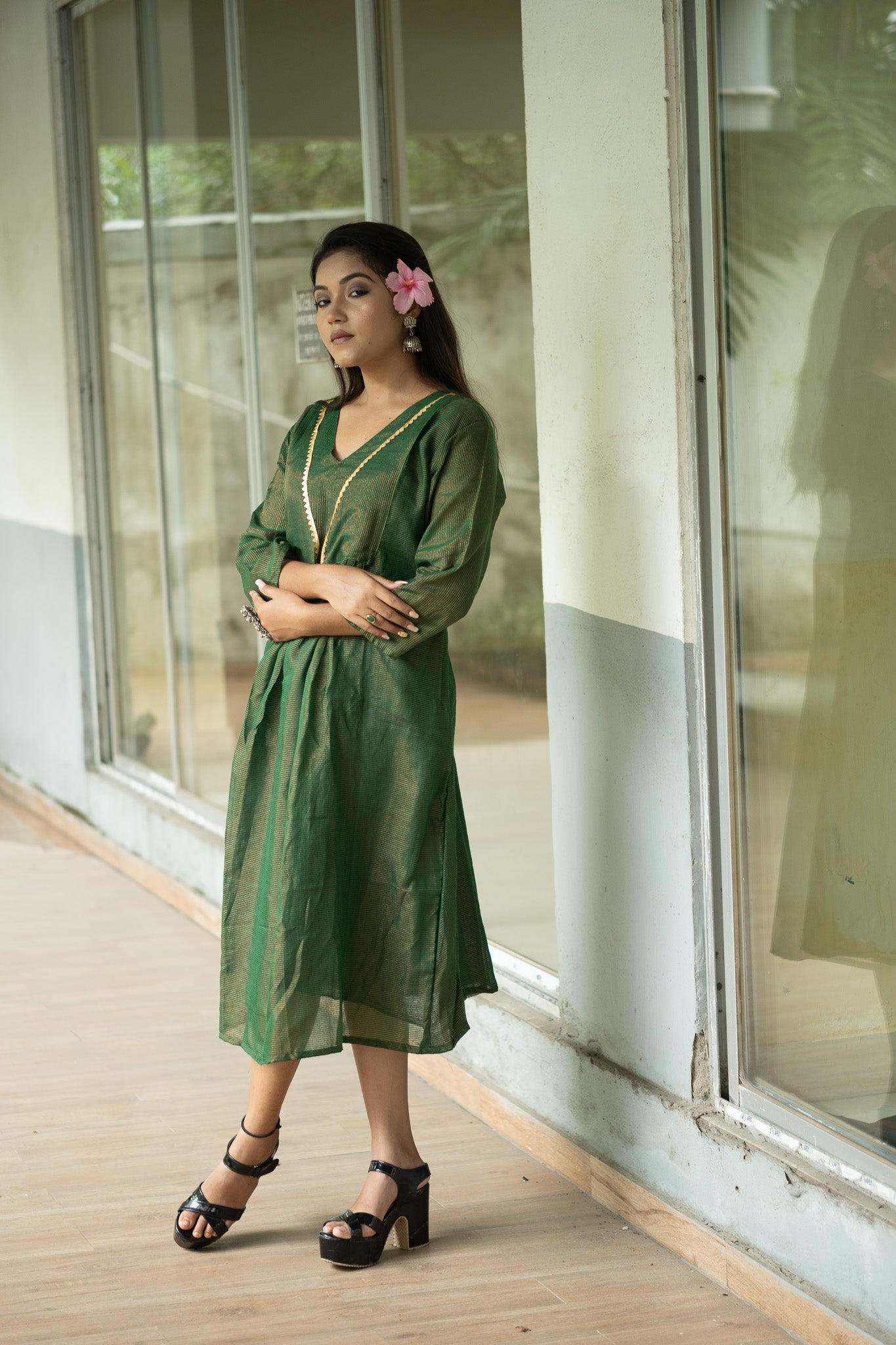 Forest Green Dress