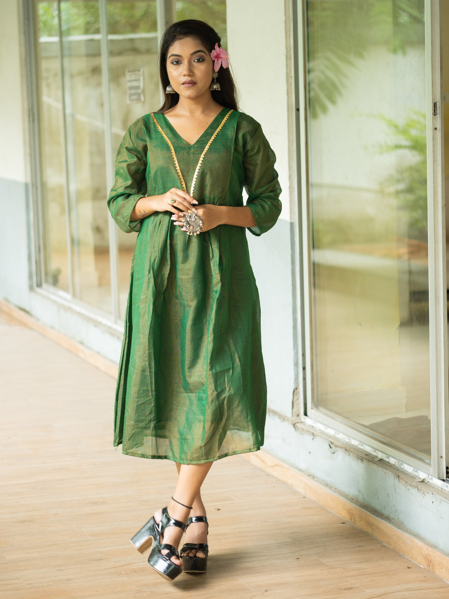 Forest Green Dress