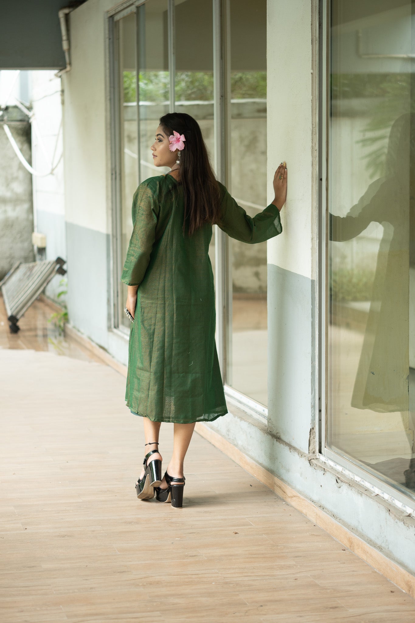 Forest Green Dress