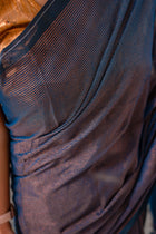 Blue Shine In Party Handloom Cotton Saree