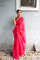 Pink Shine In Party Handloom Cotton Saree