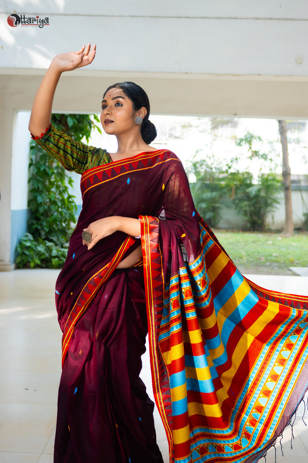 Choco Dongria Saree