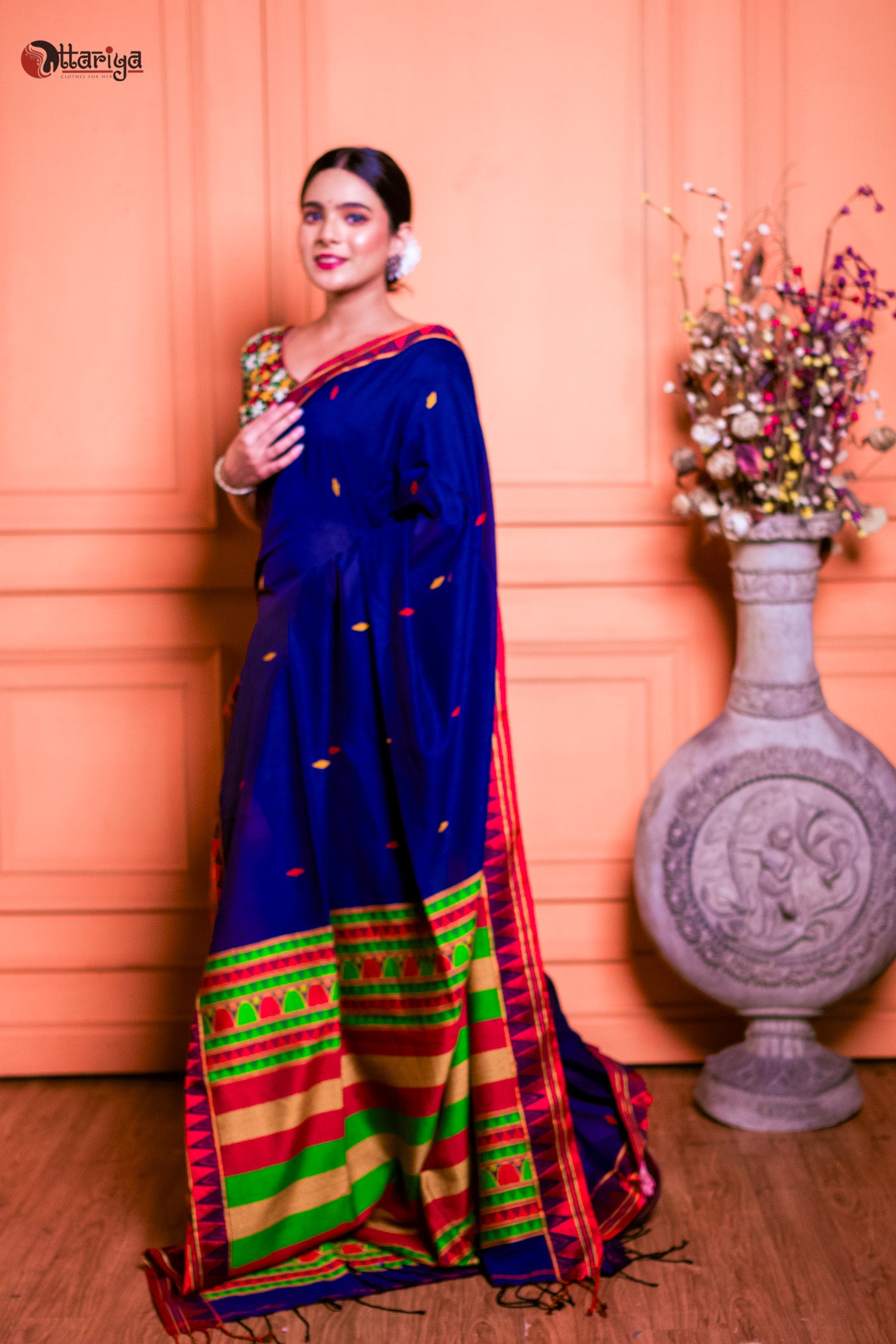 Bahiya dongria Saree - Uttariya