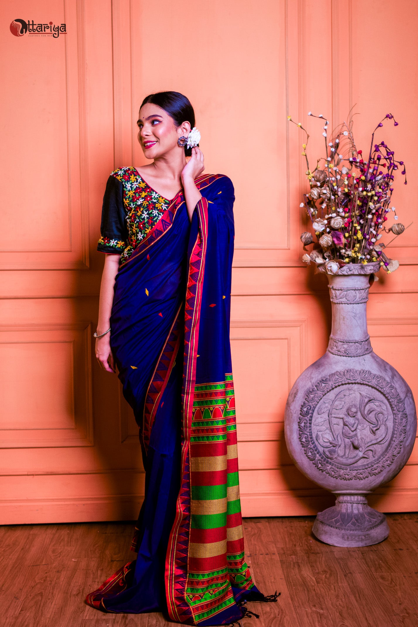 Bahiya dongria Saree - Uttariya