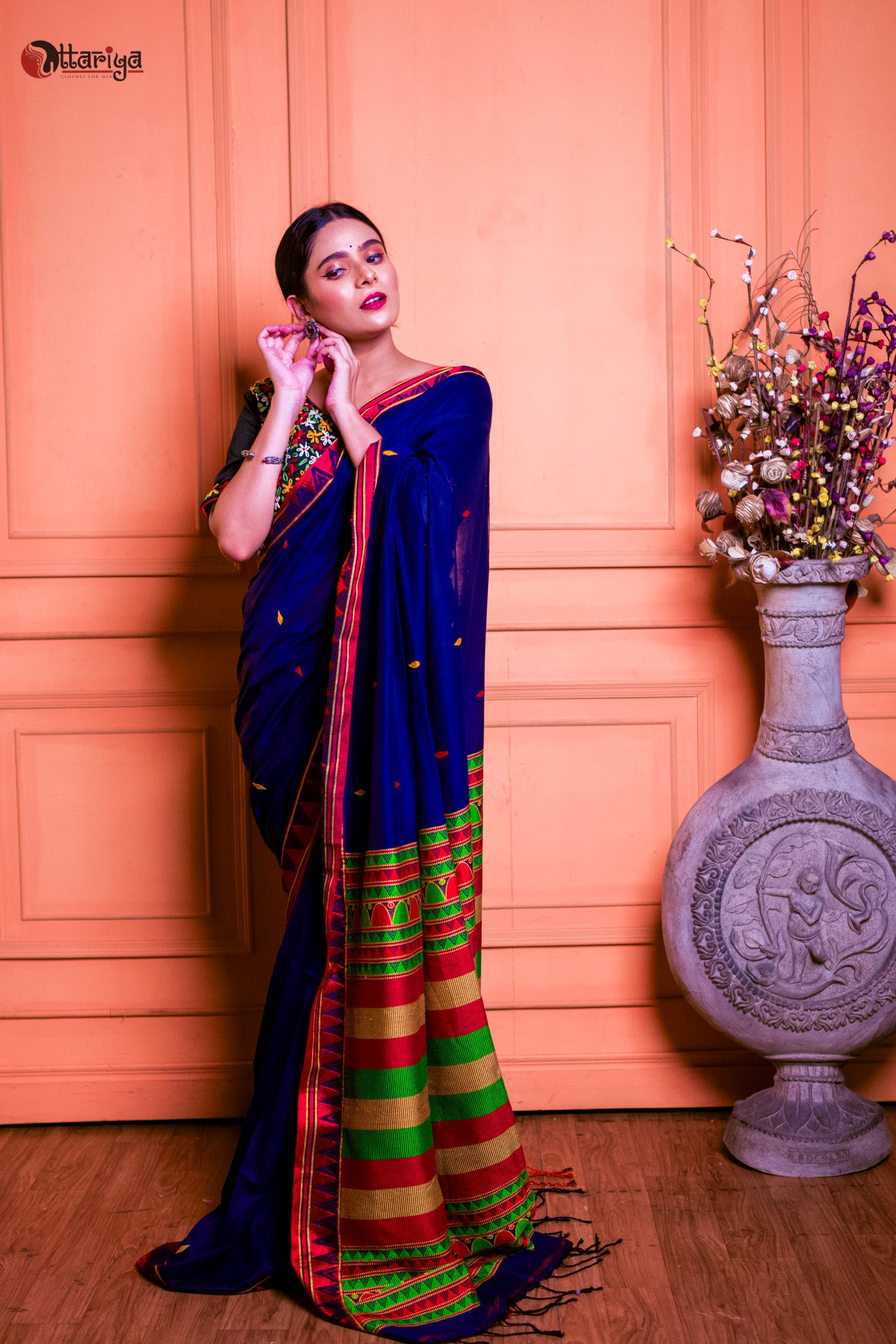 Bahiya dongria Saree - Uttariya