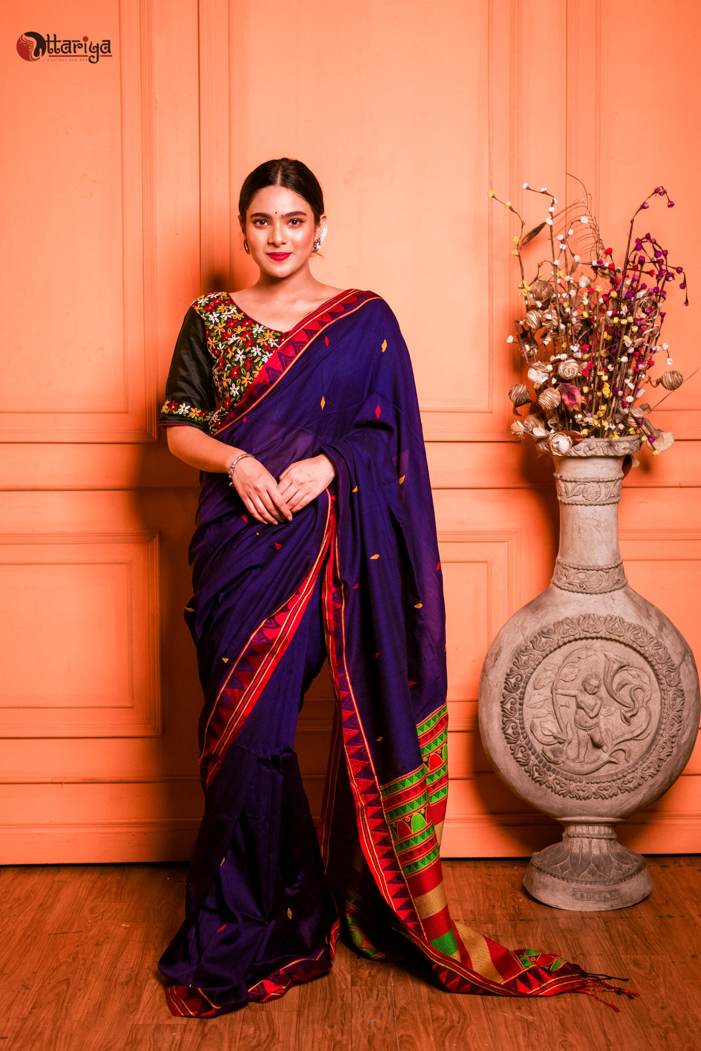 Bahiya dongria Saree - Uttariya