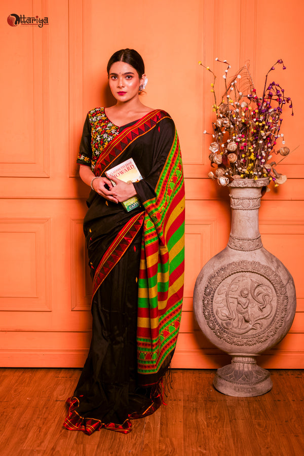 Nature's Motif Saree - Uttariya