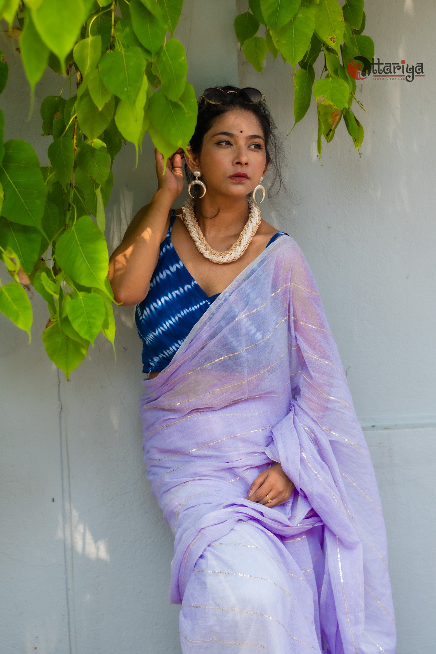 Mauve Maffin Saree