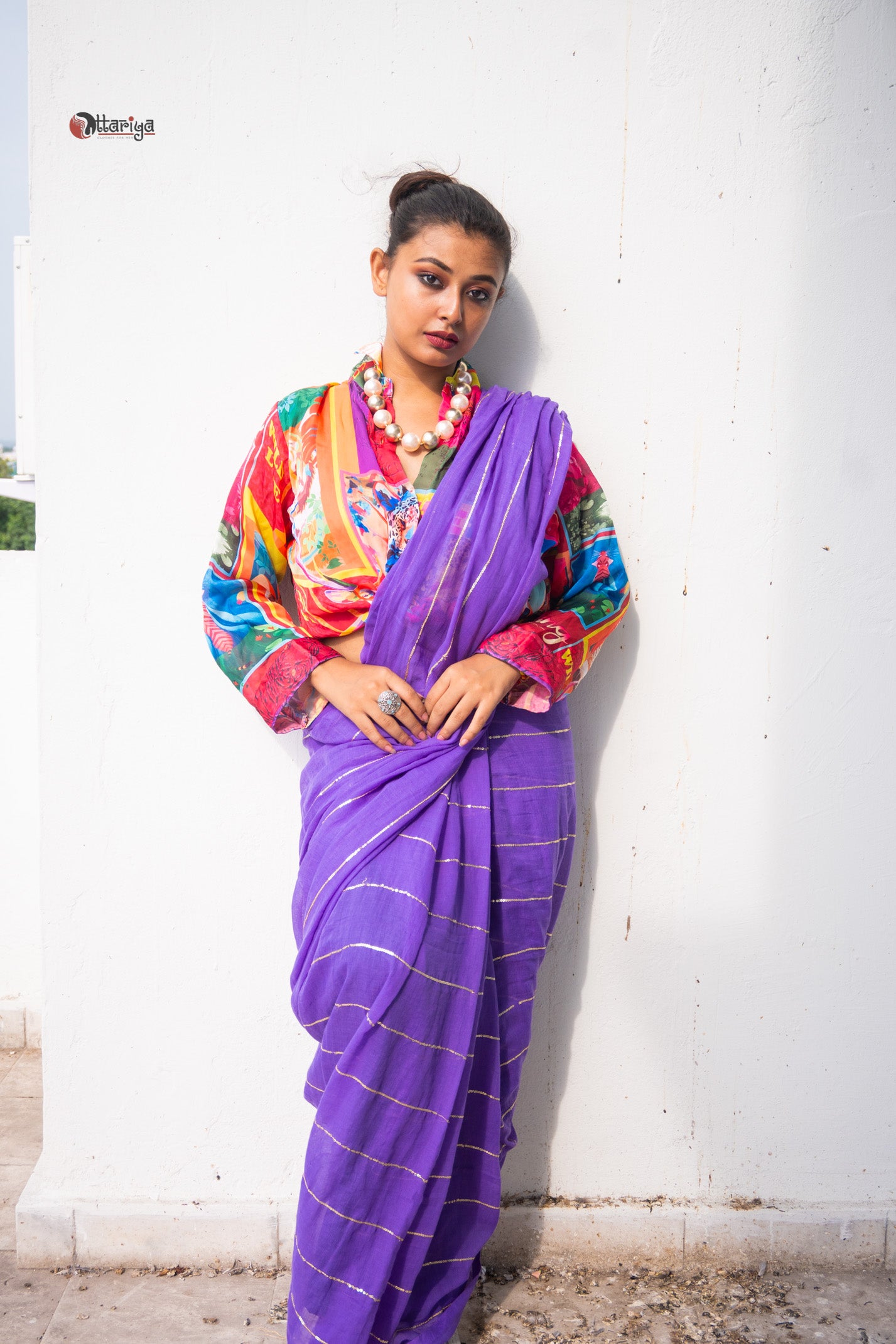 Sitara Purple Saree