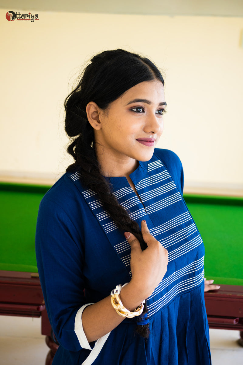 Indigo organic Dress