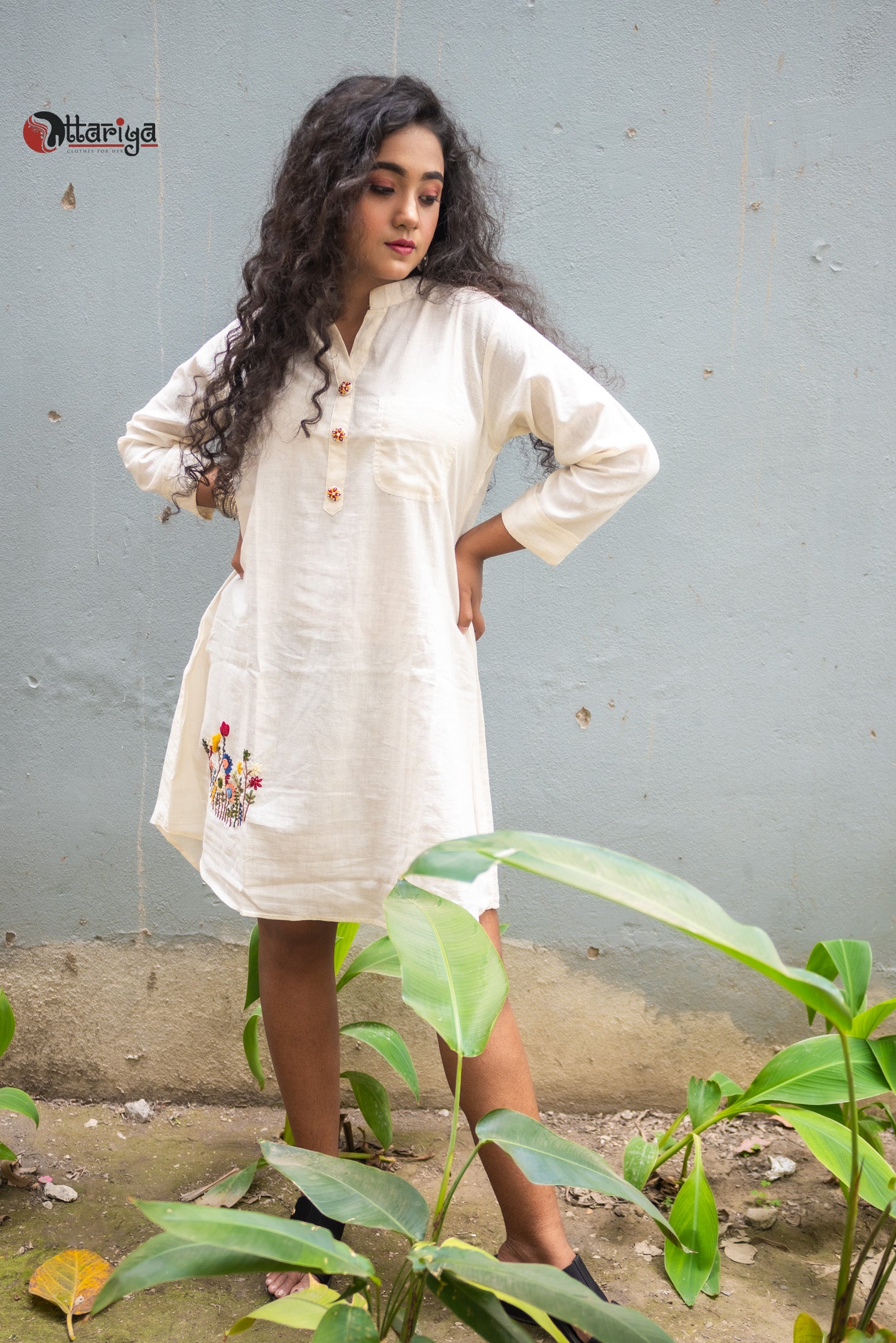 Pipal Khadi Dress