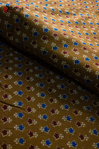 Yellow  Ajrakh FAbric - Uttariya