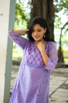 Oparajita French Knot Mul Cotton Dress
