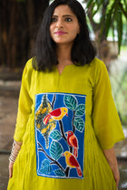 Panchi French Knot Mul Cotton Dress