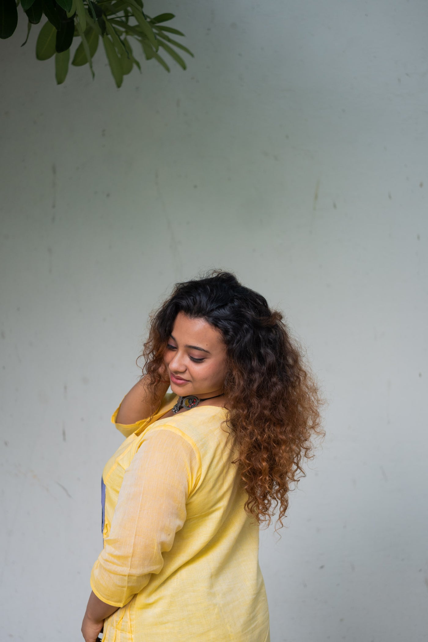 Holud Pakhi Dress
