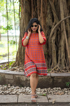 Sohoj Gamcha Weave Relaxed Shift Dress
