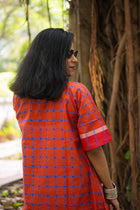 Sohoj Gamcha Weave Relaxed Shift Dress