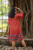 Sohoj Gamcha Weave Relaxed Shift Dress
