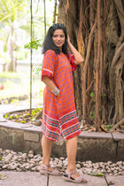 Sohoj Gamcha Weave Relaxed Shift Dress