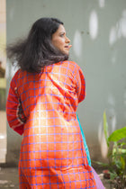 Palashi — Handwoven Gamcha Cotton Kurta Dress